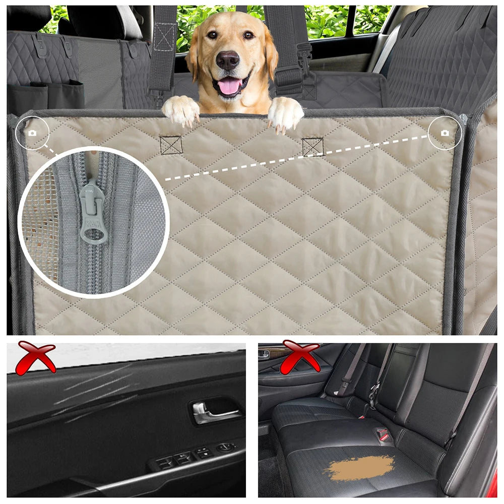 PETRAVEL Dog Car Seat Cover – Waterproof Safety Protector