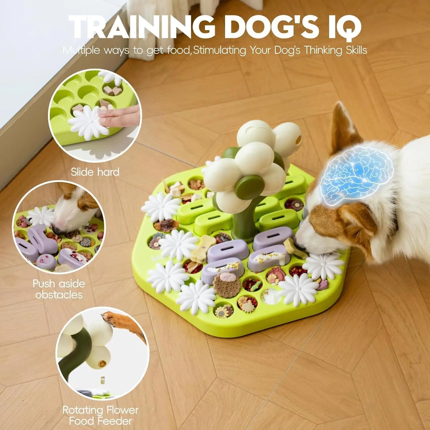 MewooFun Interactive Dog Puzzle Toy for IQ Training and Fun