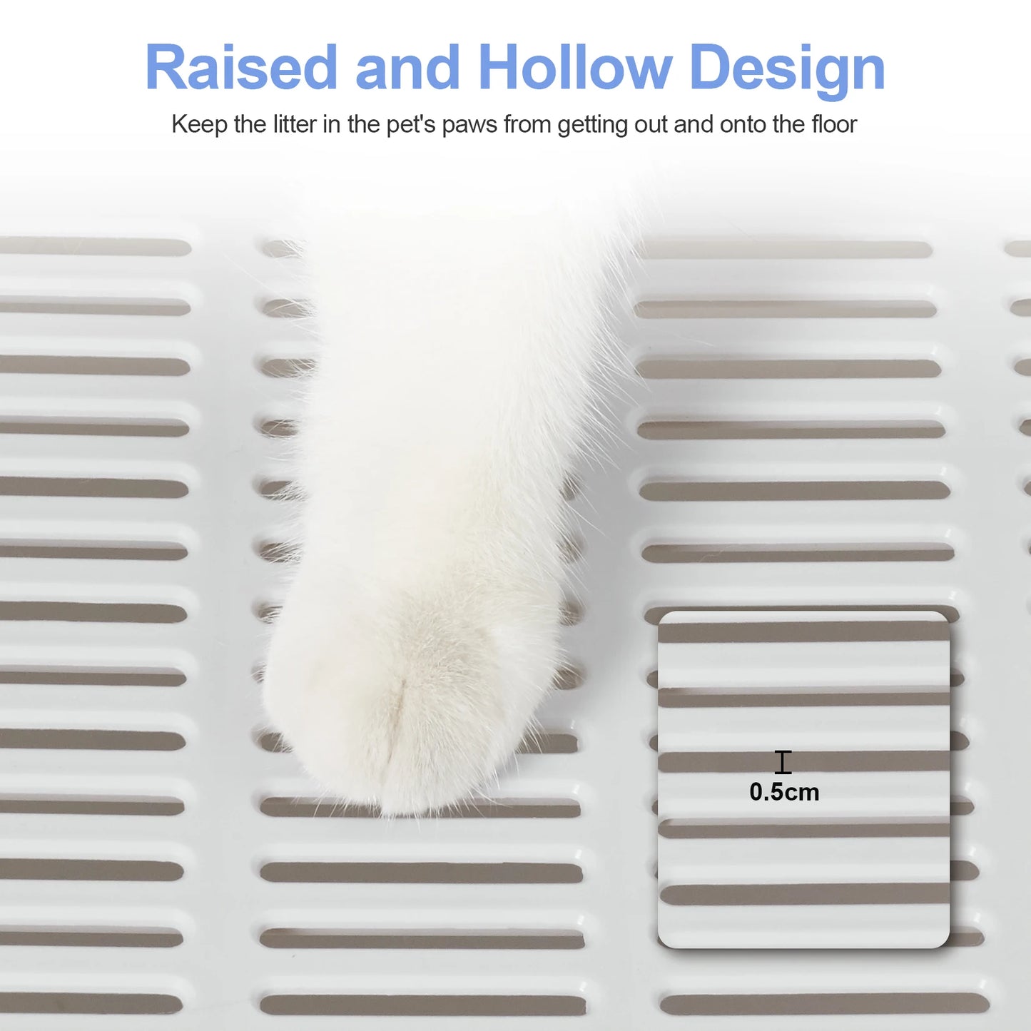 Bingopaw XXL Large Space Cat Litter Box – Foldable Design