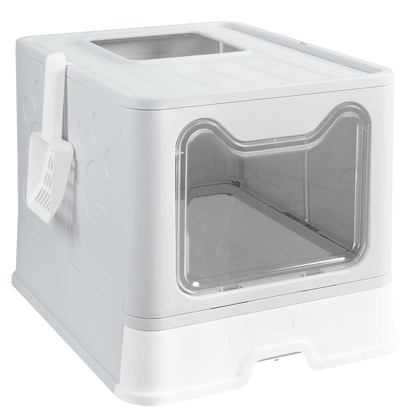 Bingopaw XXL Large Space Cat Litter Box – Foldable Design