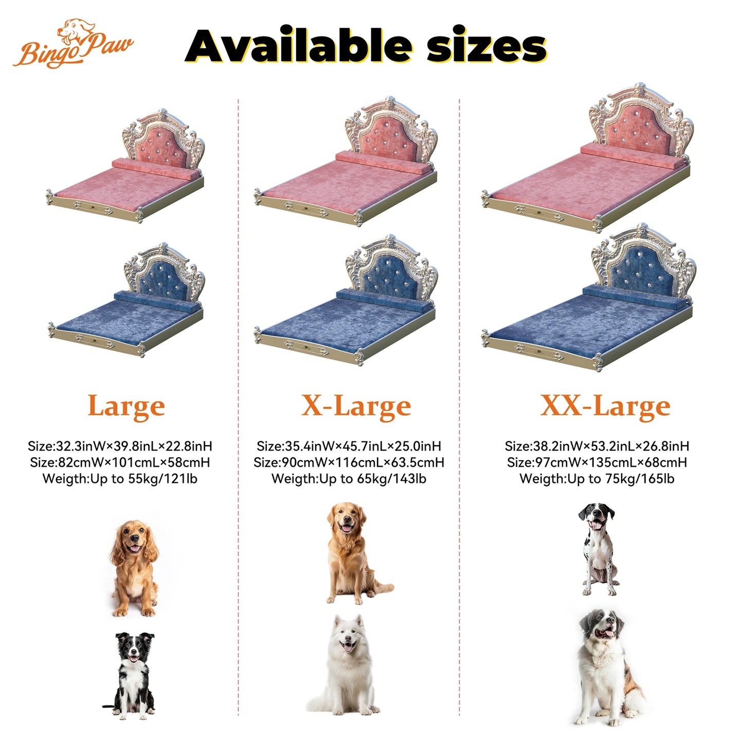 Luxury Pet Bed XXLarge – Washable Velvet Comfort