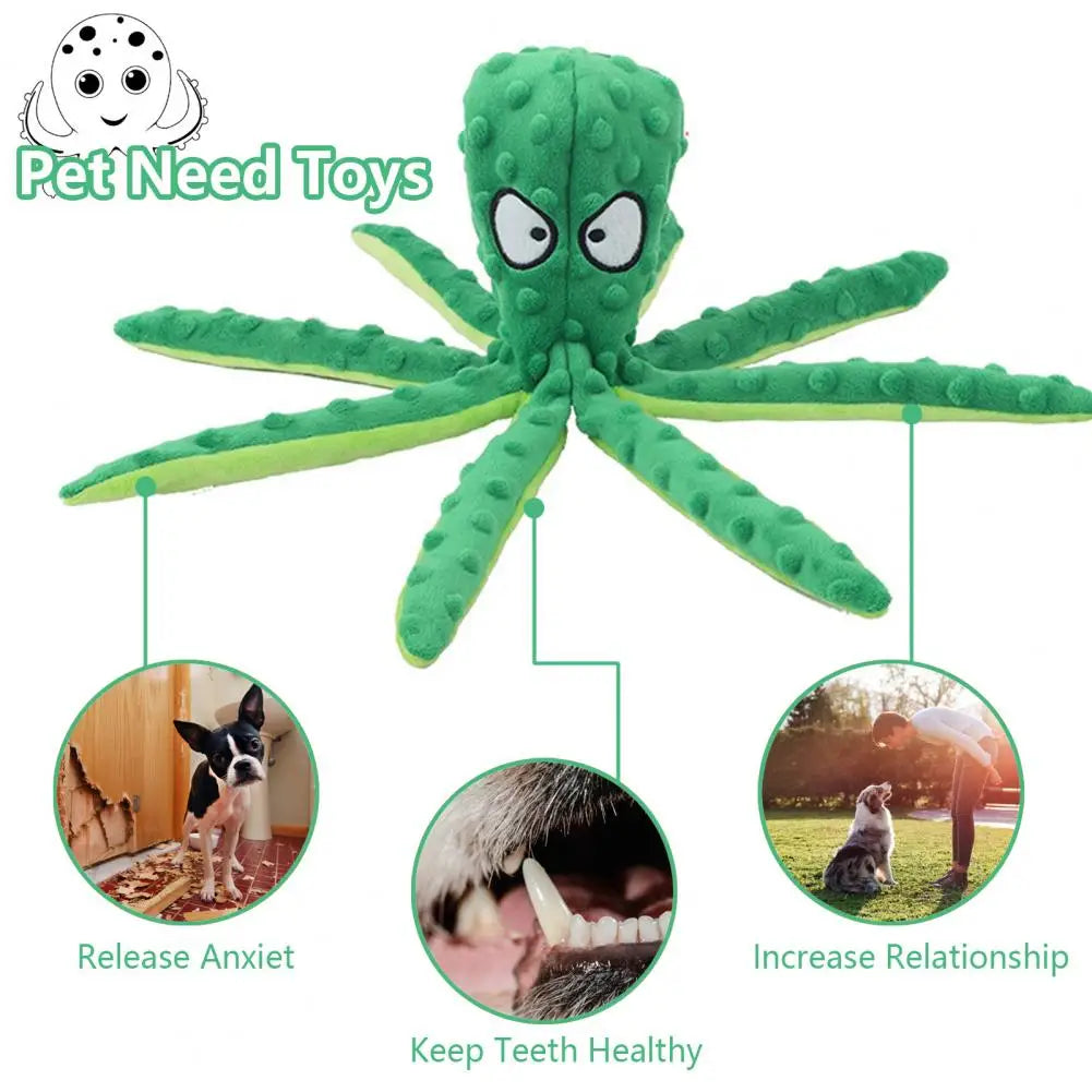 PawPal Octopus Plush Toy – Interactive Indestructible Fun