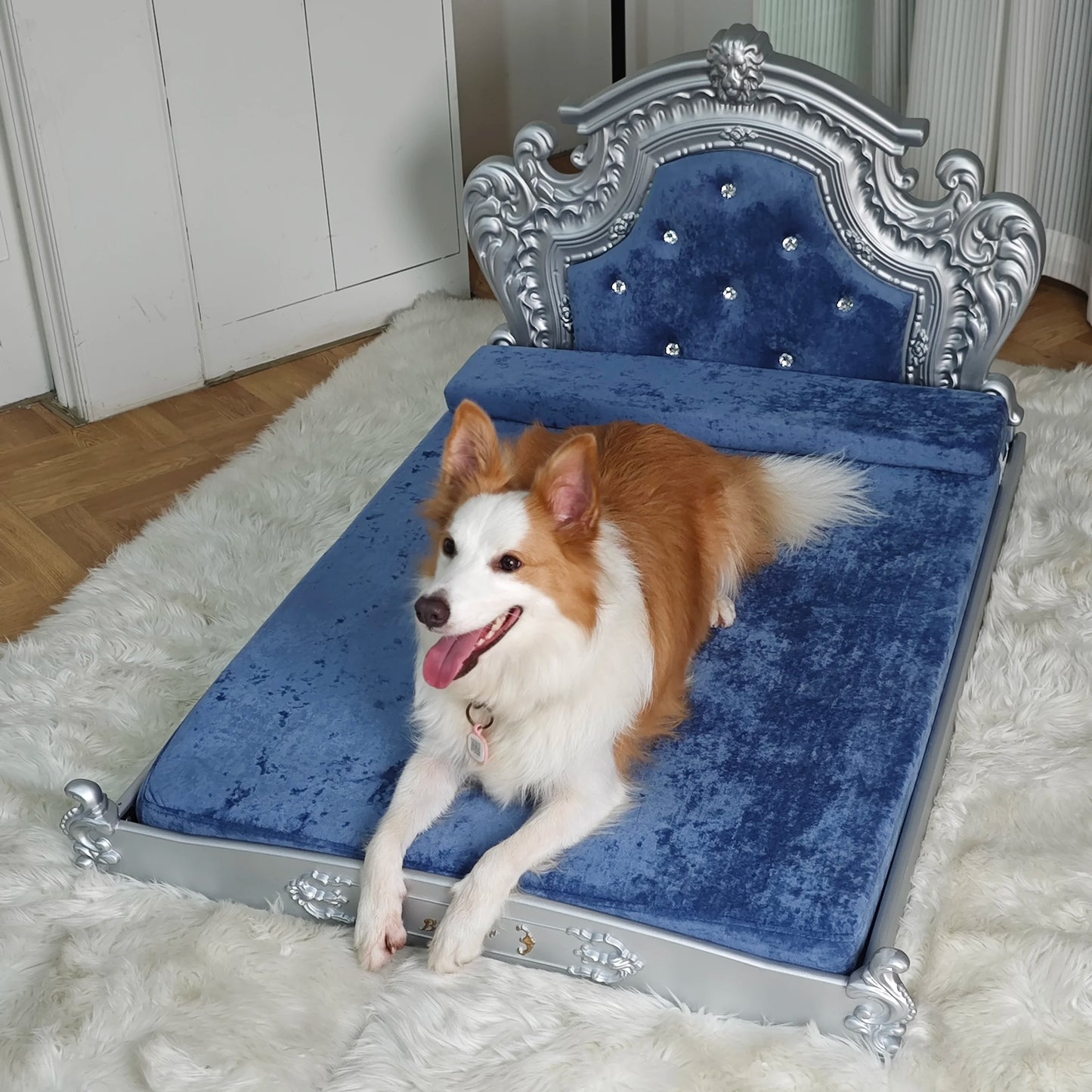 Luxury Pet Bed XXLarge – Washable Velvet Comfort