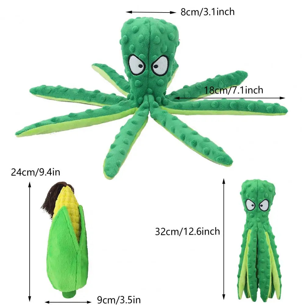 PawPal Octopus Plush Toy – Interactive Indestructible Fun