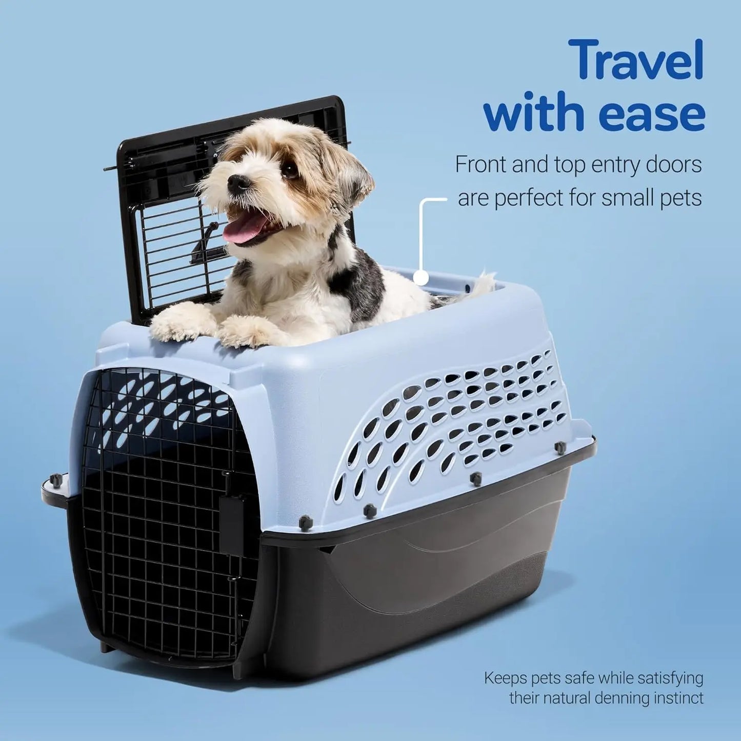 PawMate 24 Inch Dog Crate – Comfortable Two-Door Design
