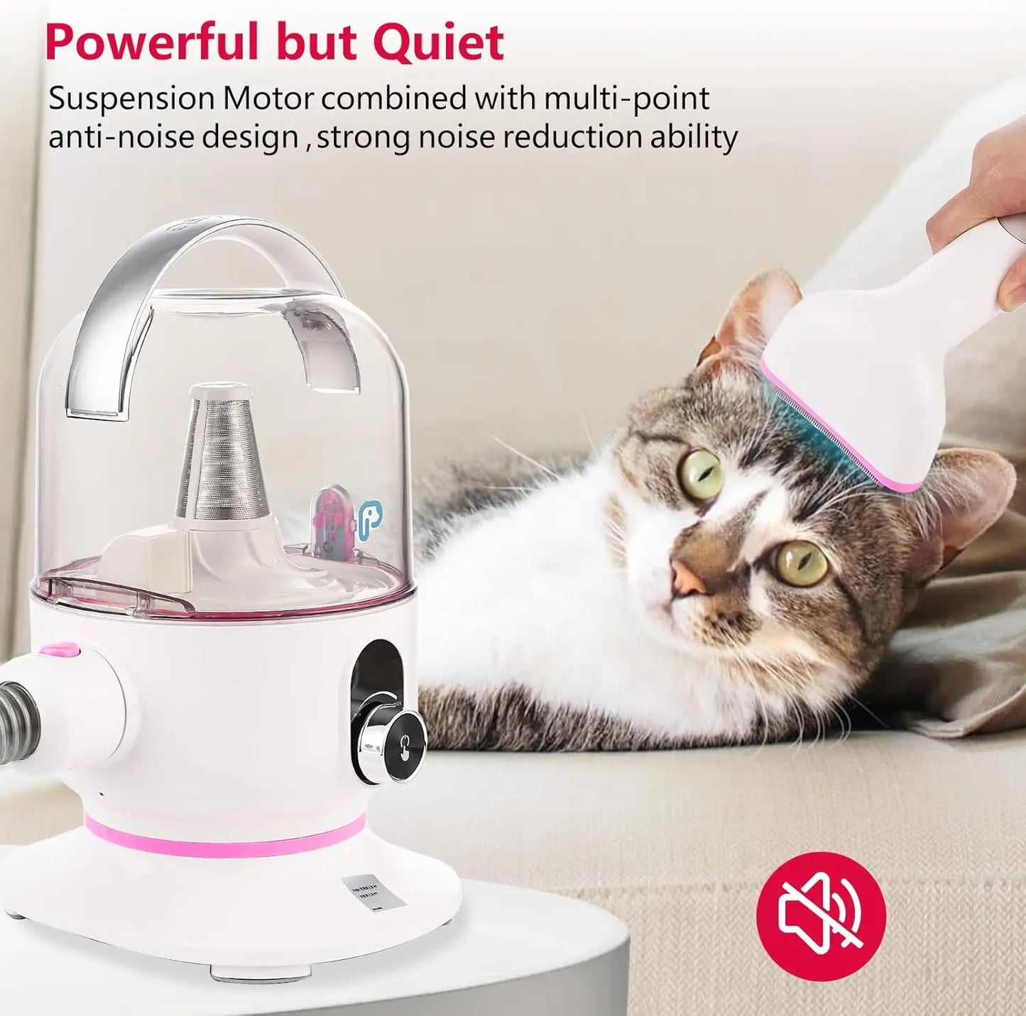 FurryCare Pet Grooming Vacuum – 3 in 1 Convenience