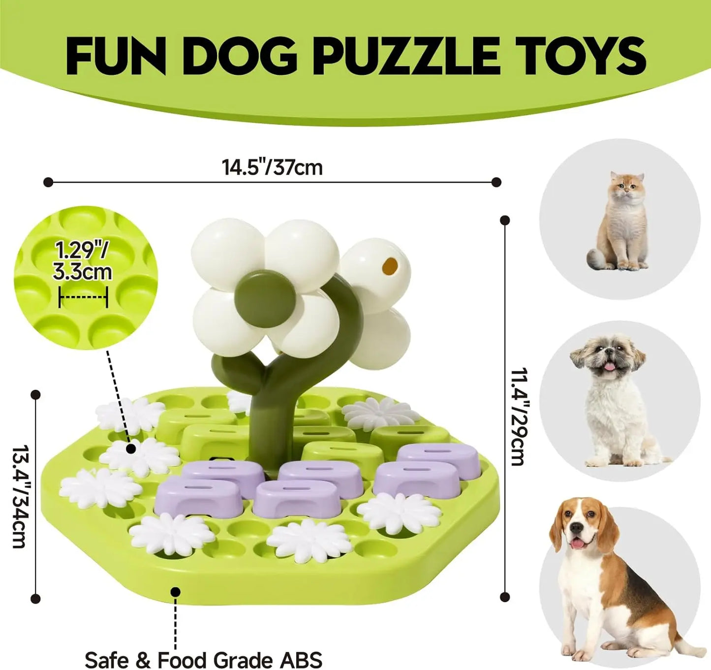 MewooFun Interactive Dog Puzzle Toy for IQ Training and Fun