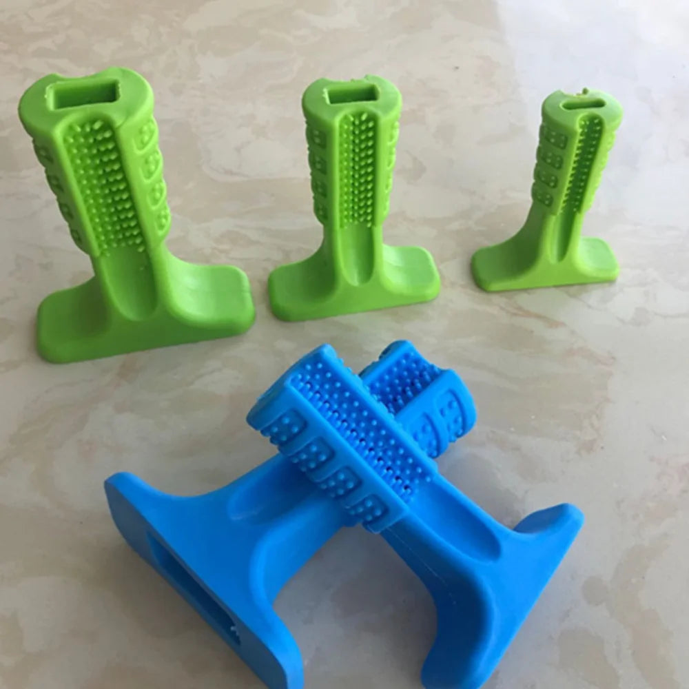 Chewable Rubber Toothbrush Stick for Large Dogs Oral Care