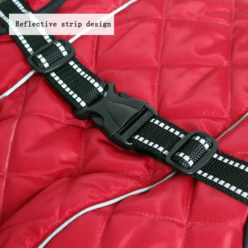 Dog Outdoor Jacket Waterproof Reflective Pet Coat for Large Dogs