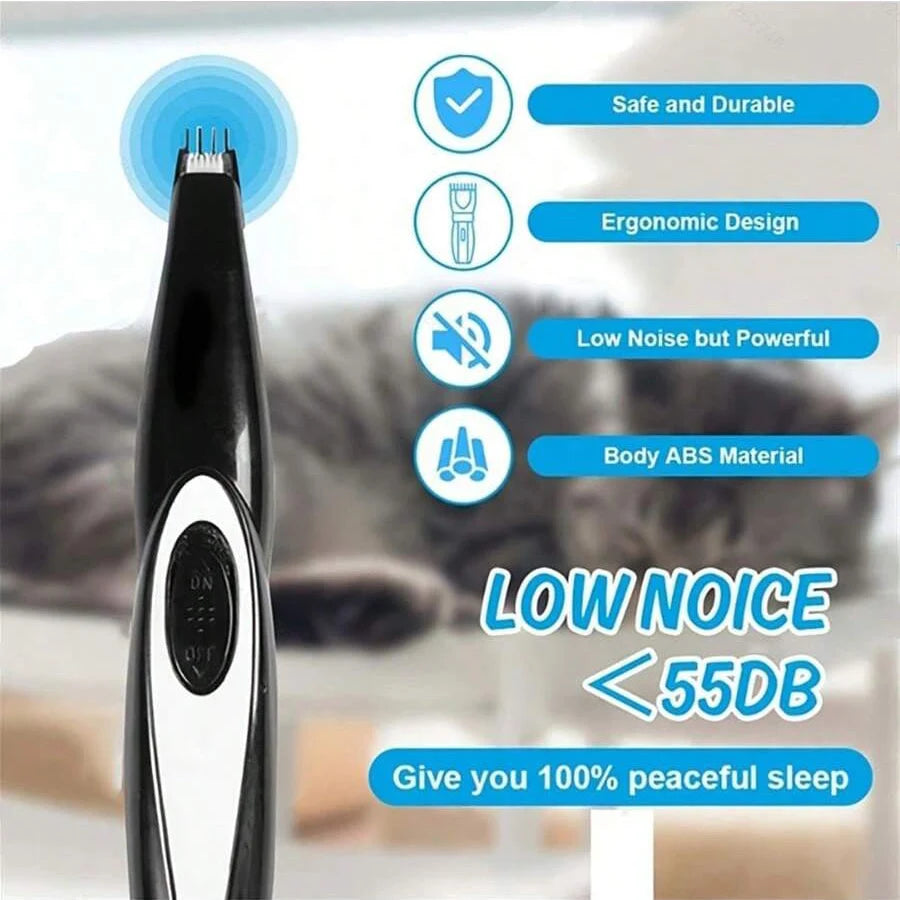 PawCare Dog Clippers Grooming Kit – Rechargeable Low Noise