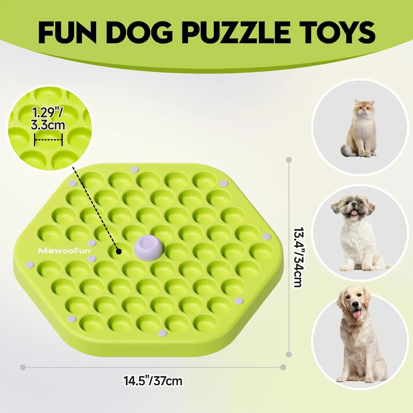 MewooFun Interactive Dog Puzzle Toy for IQ Training and Fun
