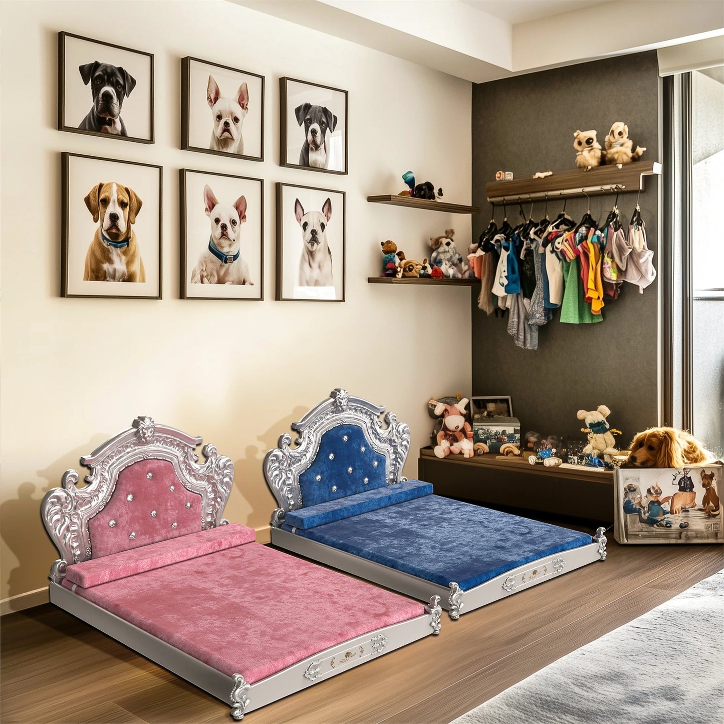 Luxury Pet Bed XXLarge – Washable Velvet Comfort