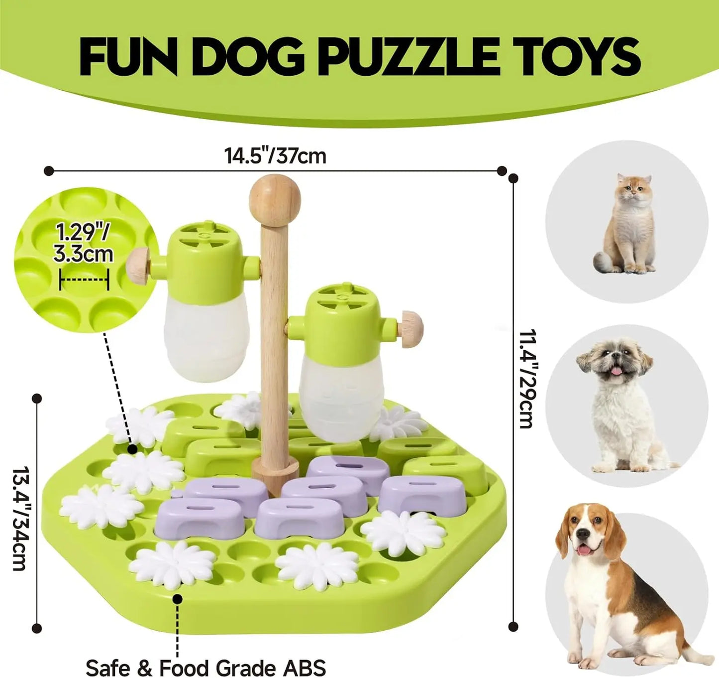 MewooFun Interactive Dog Puzzle Toy for IQ Training and Fun