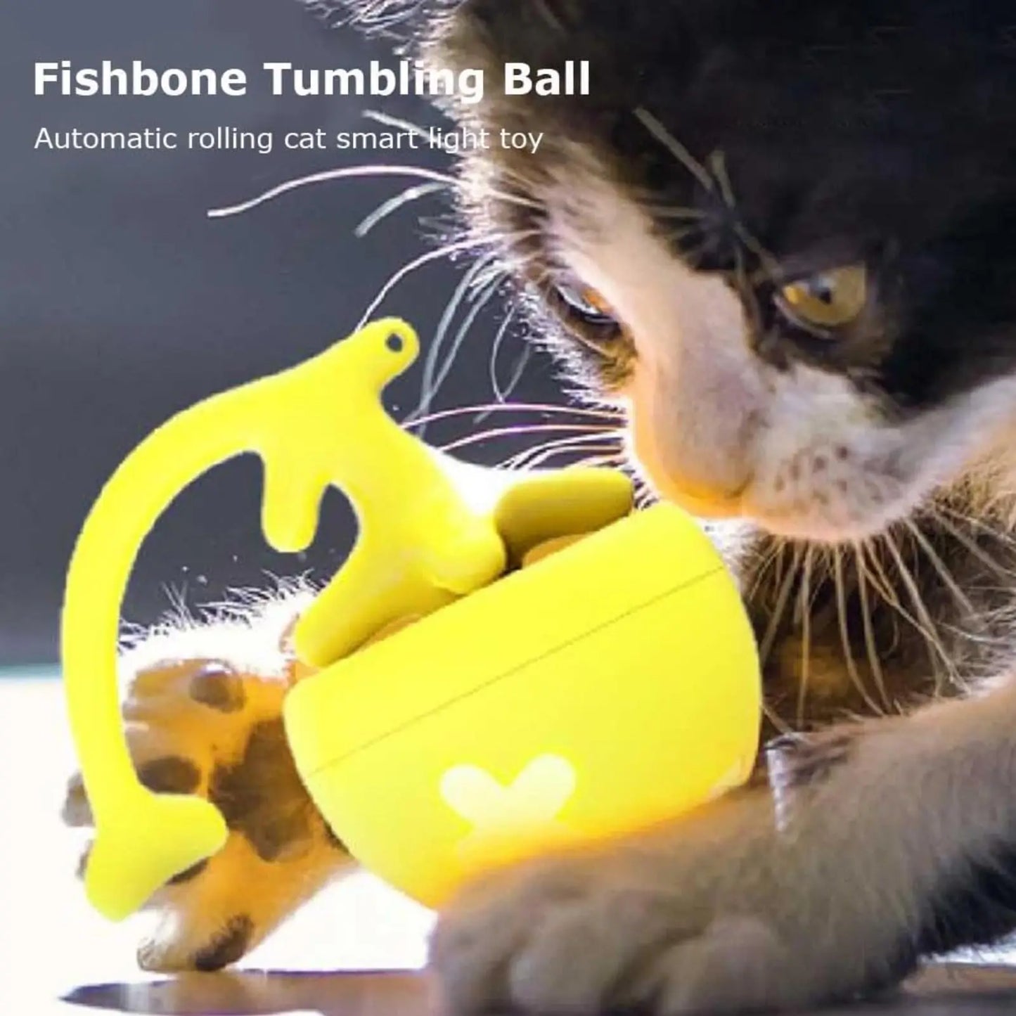 Cat Toy Spinning Ball for Interactive Play and Boredom Relief