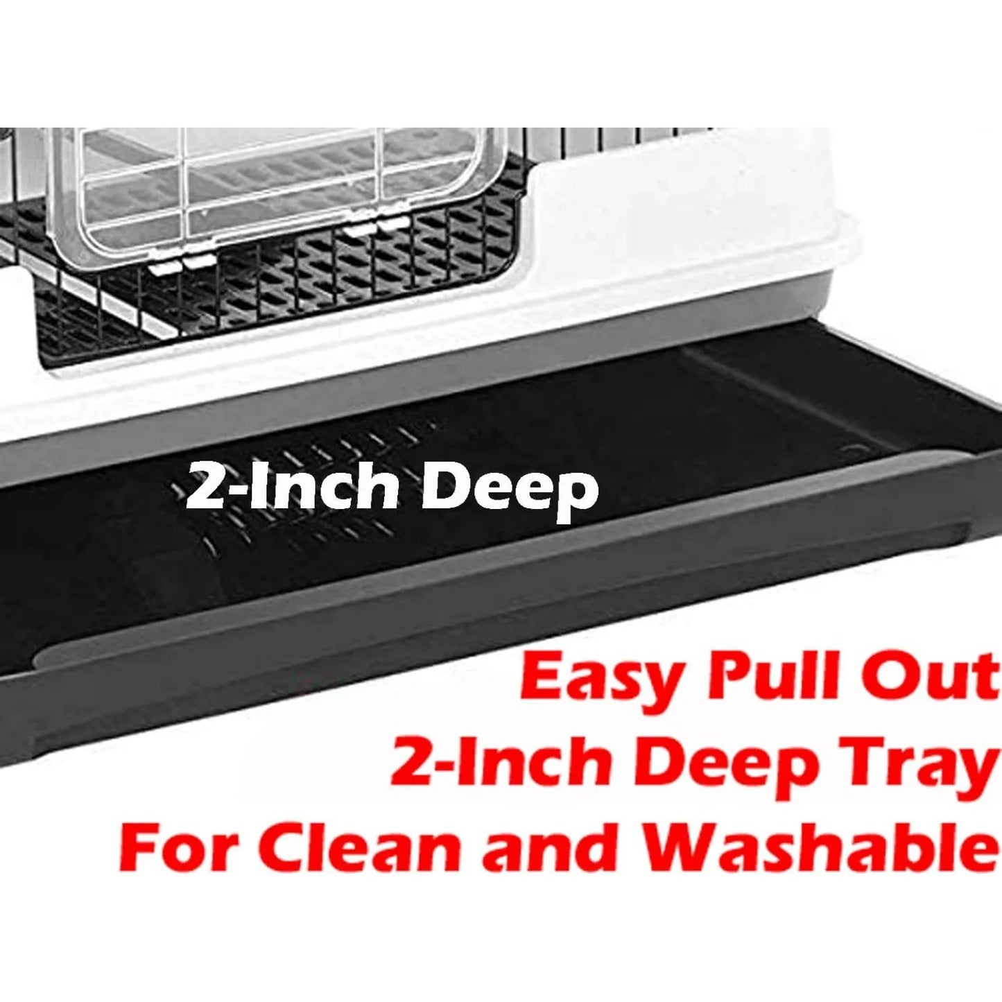 Large 5-Level In/Outdoor Small Pet Cage Easy Clean Tray