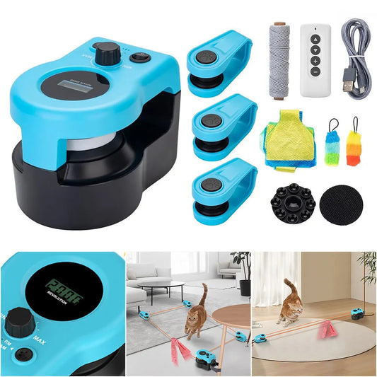 Interactive Cat Toy Treadmill for Exercise and Mental Stimulation