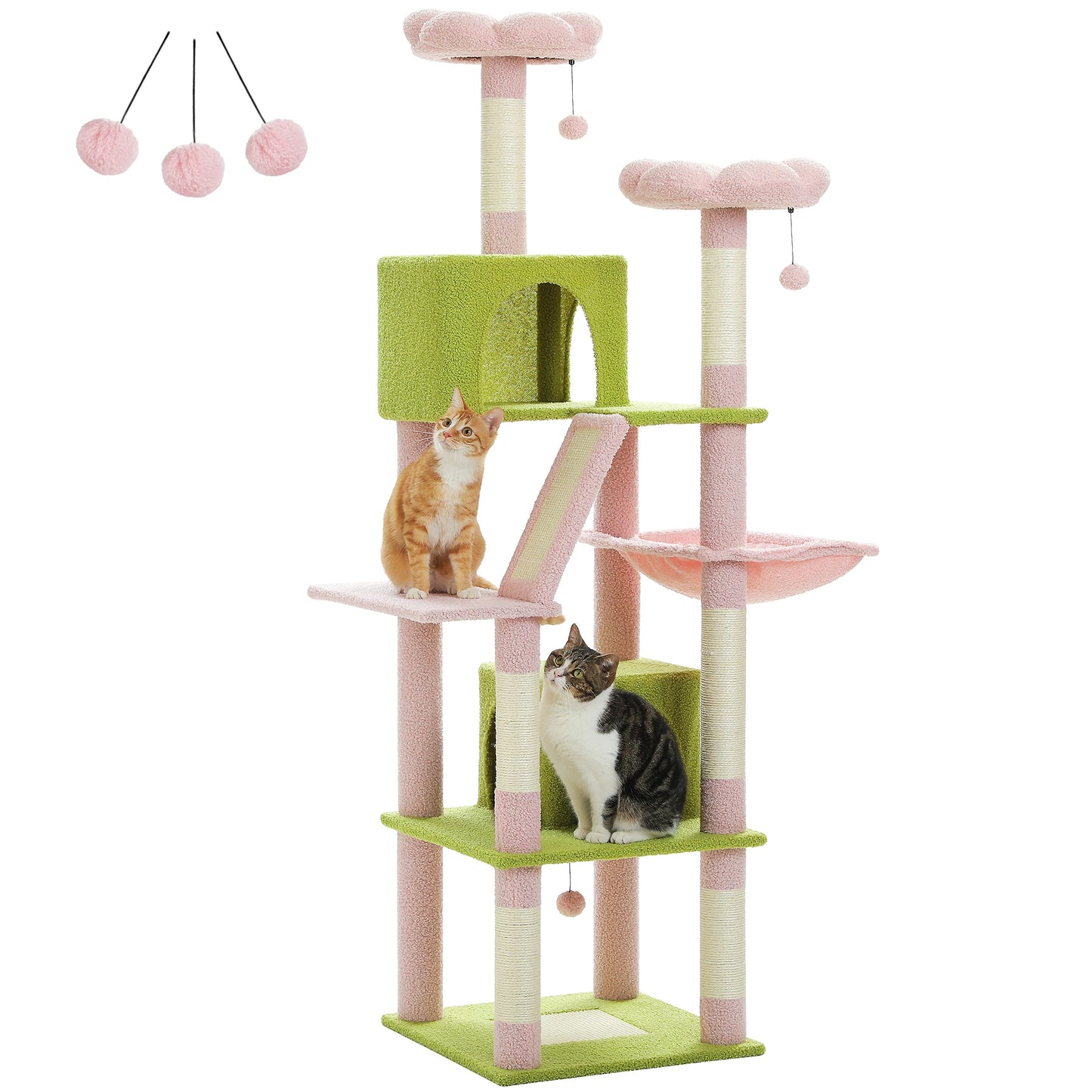 CatLuxe Large Cat Tower – Spacious Multi-Level Design