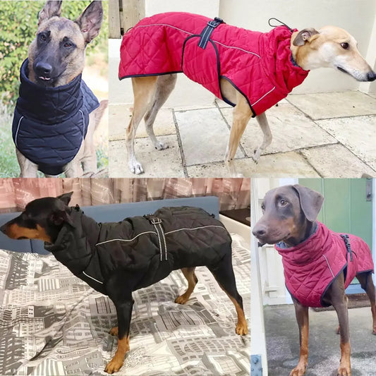 Dog Outdoor Jacket Waterproof Reflective Pet Coat for Large Dogs