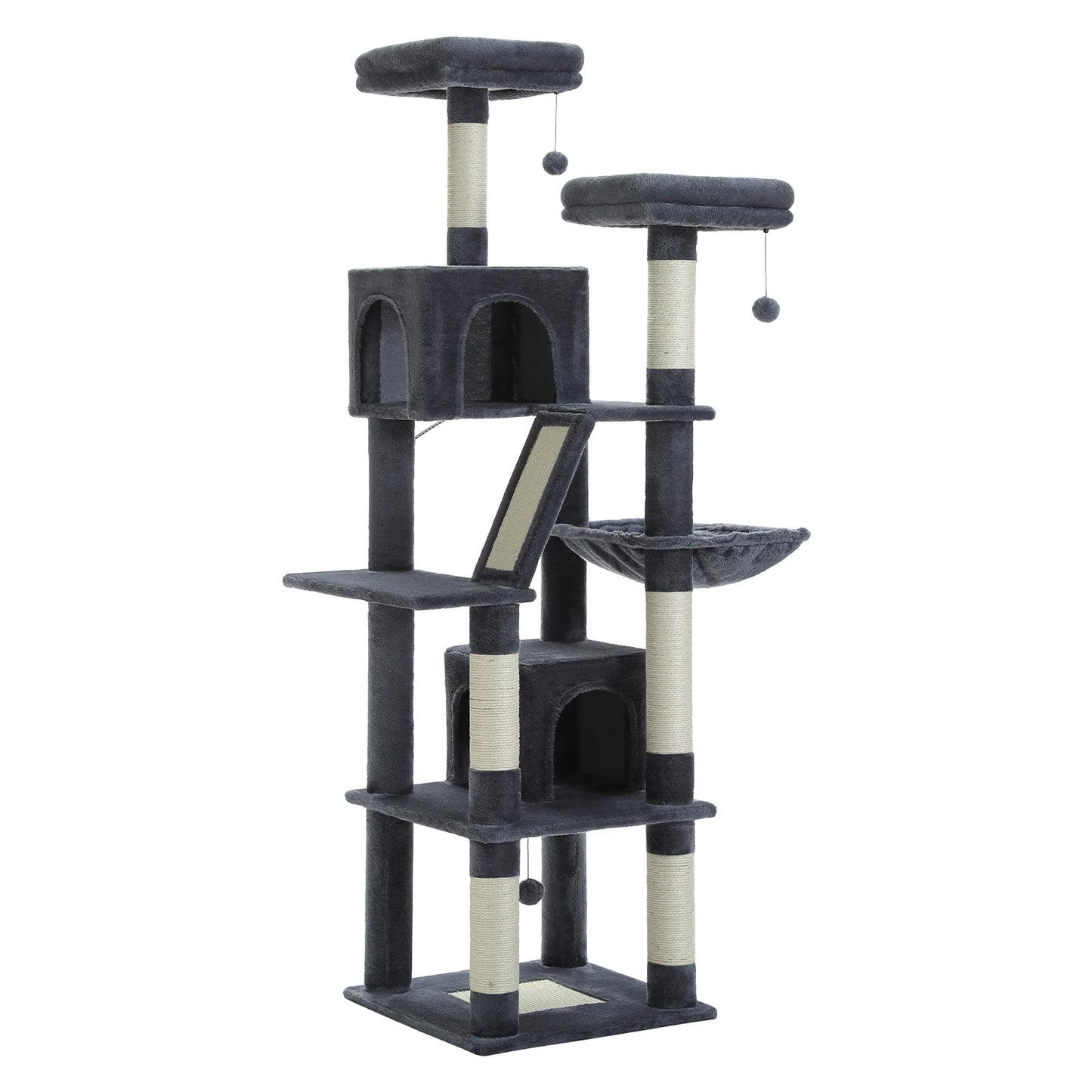 CatLuxe Large Cat Tower – Spacious Multi-Level Design