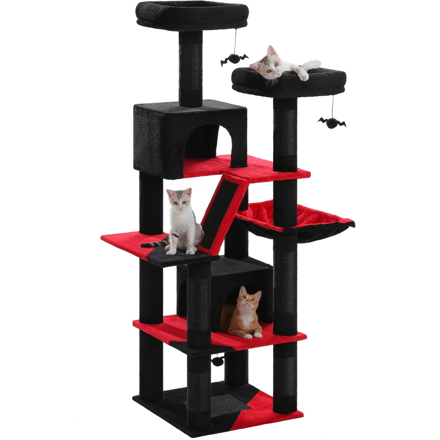 CatLuxe Large Cat Tower – Spacious Multi-Level Design