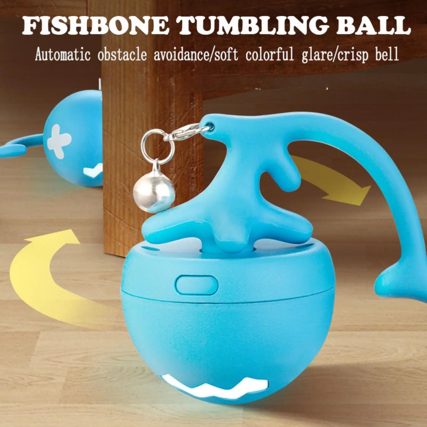 Cat Toy Spinning Ball for Interactive Play and Boredom Relief