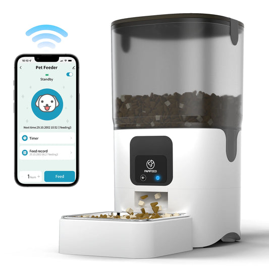 PAPIFEED Smart Automatic Cat Feeders WiFi Pet Feeder