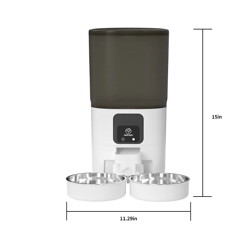 PAPIFEED Cat Double Bowl Feeder – 7L Large Capacity