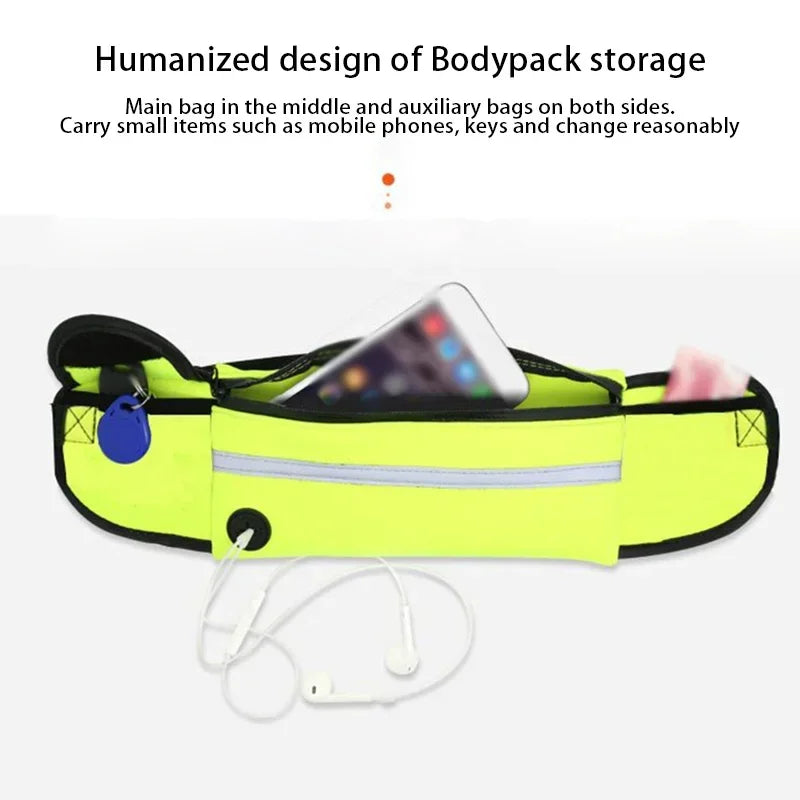 Hands Free Dog Leash with Zipper Pouch and Reflective Bungee for Medium to Large Dogs for Walking Jogging and Running