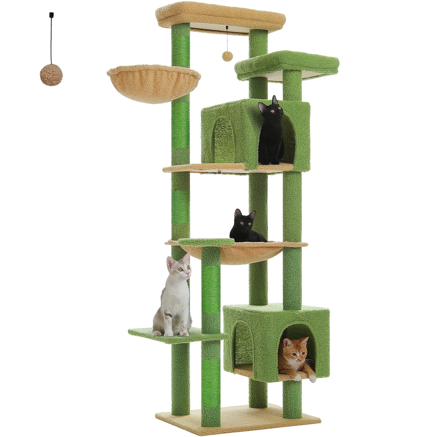CatLuxe Large Cat Tower – Spacious Multi-Level Design