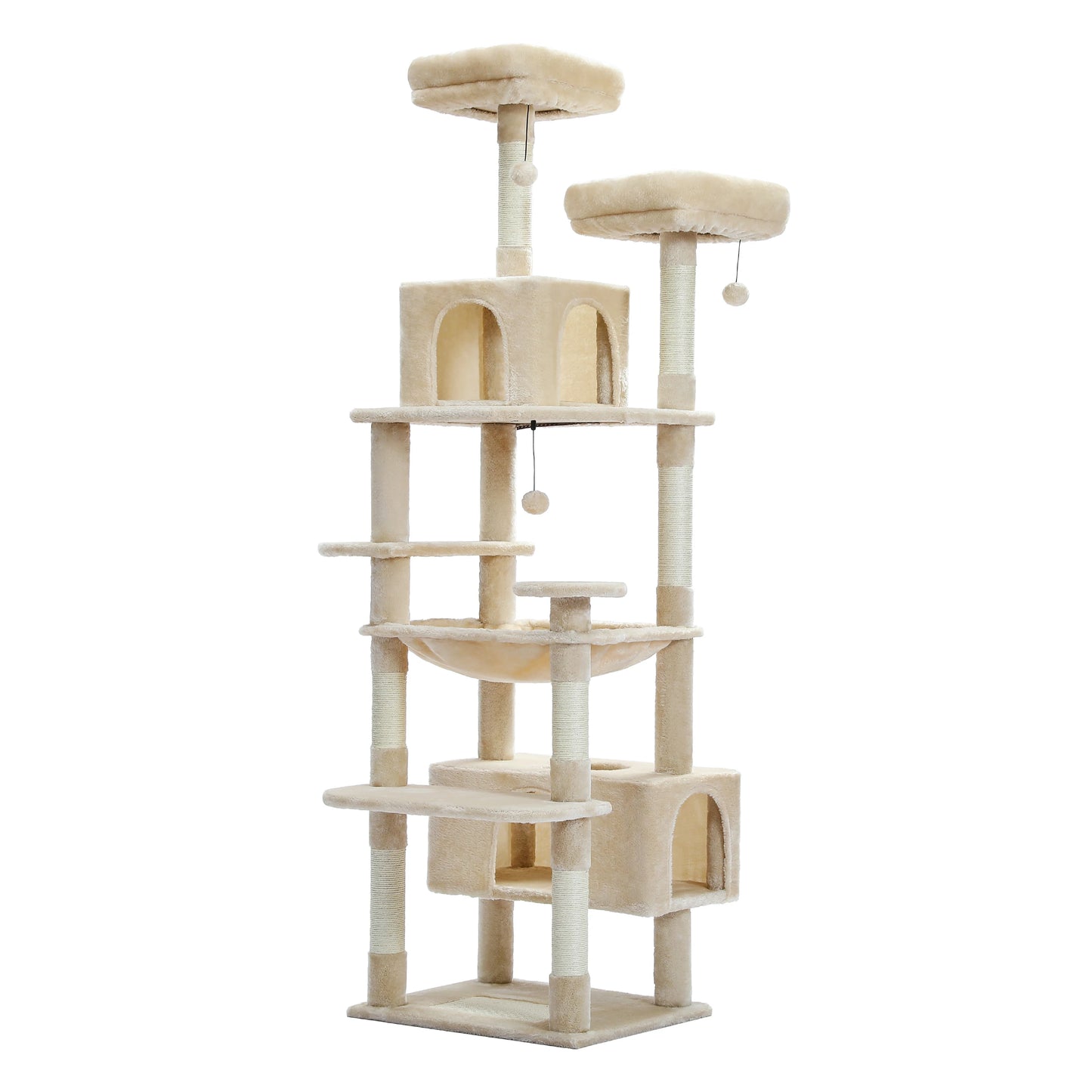 CatLuxe Large Cat Tower – Spacious Multi-Level Design